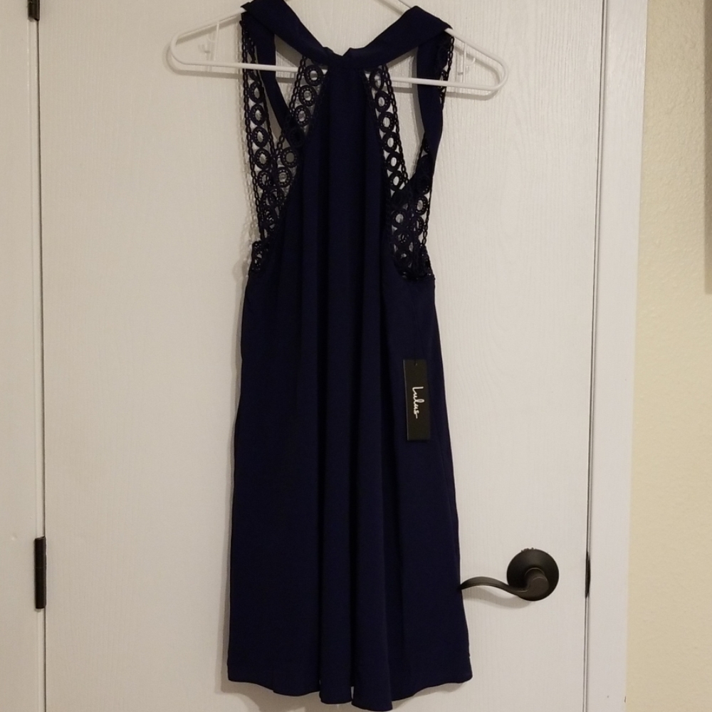 Lulus Lace Halter Dress